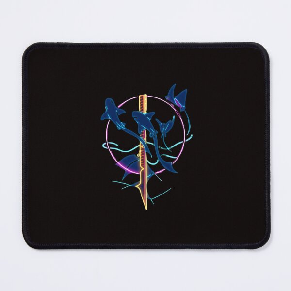 Item preview, Neon Shark & Stingray Energy Circle designed and sold by Color for Balance .