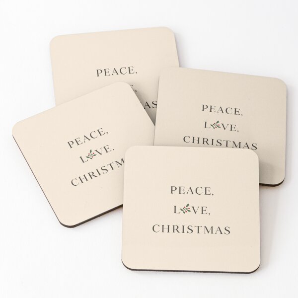 Item preview,  Minimalist Peace, Love & Chirstmas designed and sold by Nature's Palette.