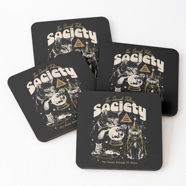 Item preview, The Secret Feline Society designed and sold by creeptee.