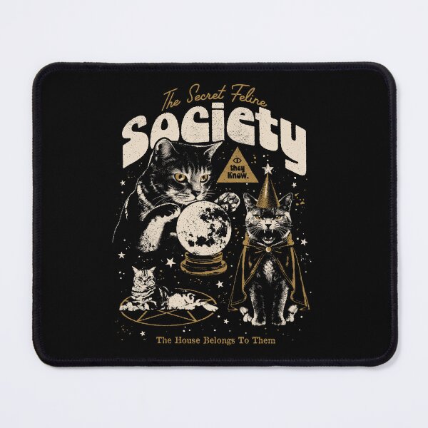 Item preview, The Secret Feline Society designed and sold by creeptee.