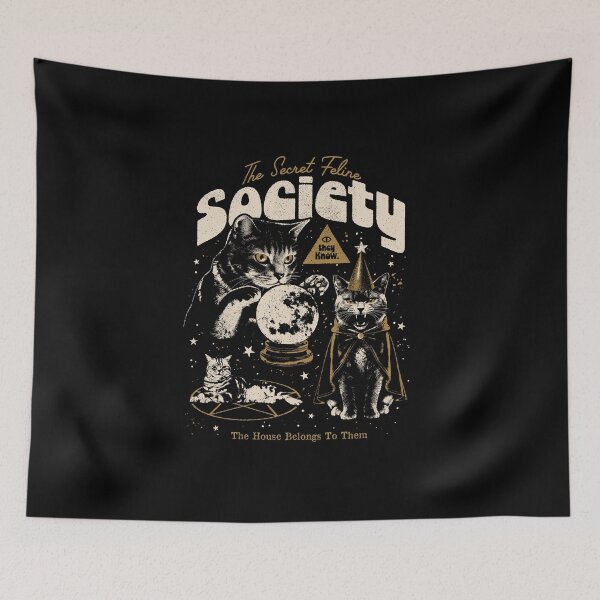 Item preview, The Secret Feline Society designed and sold by creeptee.