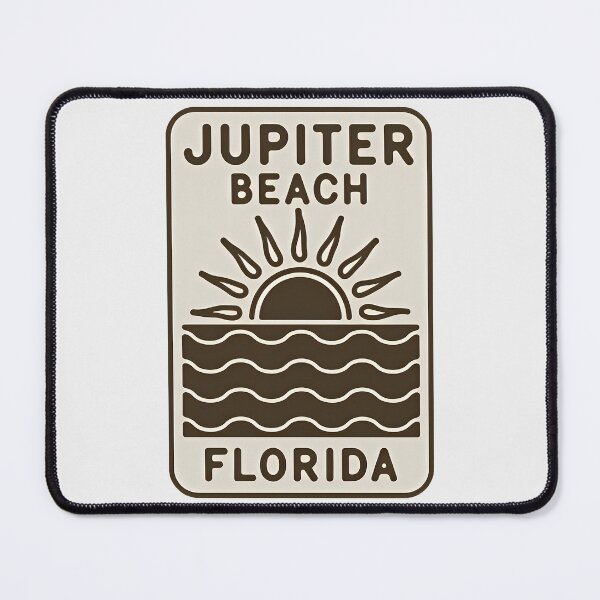 Item preview, Jupiter Beach Florida - Sign designed and sold by TheOldMittenIllustrated.