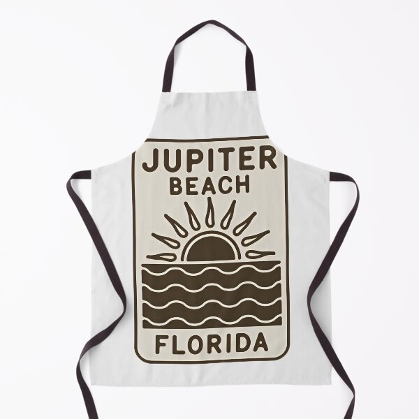 Item preview, Jupiter Beach Florida - Sign designed and sold by TheOldMittenIllustrated.