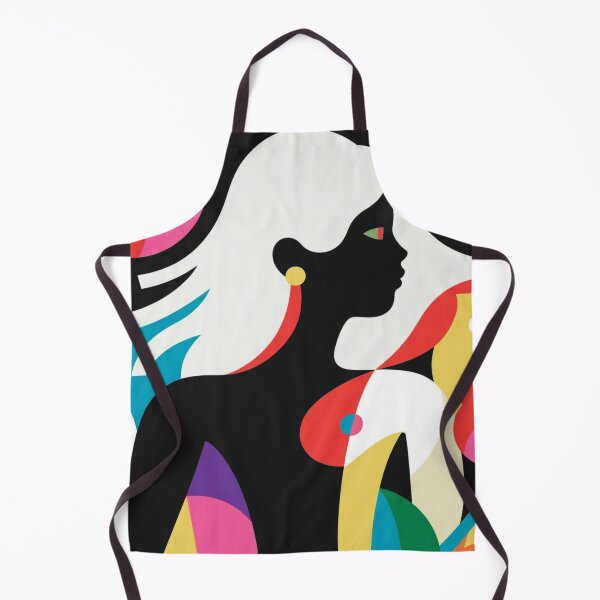 Item preview, Pop Art Siren: Abstract Floral Silhouette designed and sold by VibeNationArt.