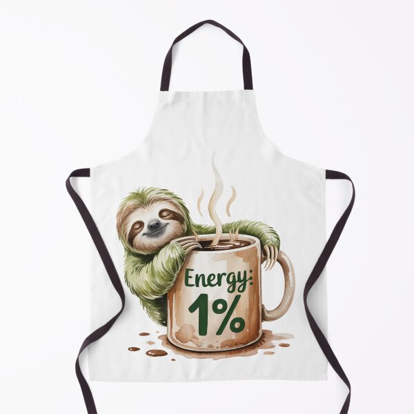 Item preview, sloth coffee, energy 1 percent designed and sold by jkrphoto.
