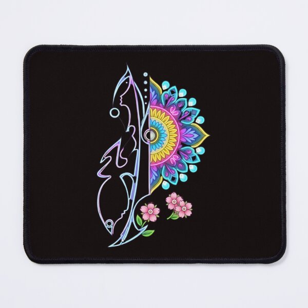 Item preview, Neon Mandala Glow Floral Design designed and sold by Color for Balance .