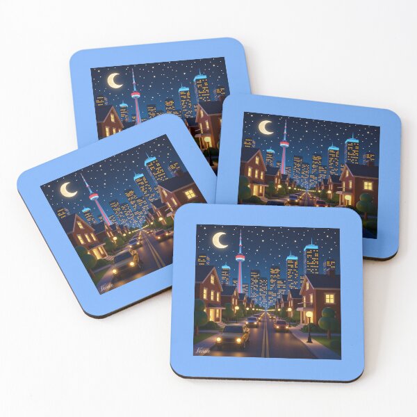 Item preview,  Don Mills Toronto – 3D Cute Wide Skyline Scene,  designed and sold by PaintMeWorld.