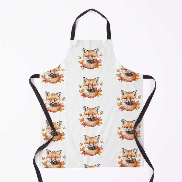 Item preview, Sleeping Autumn Fox Watercolor Art designed and sold by Rutvain.