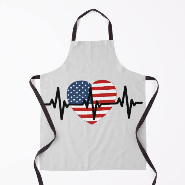 Item preview, Heartbeat of America – Patriotic Heart Design designed and sold by mashmosh.