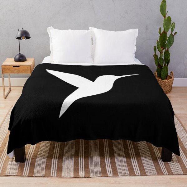 Item preview, White Hummingbird - Minimalist Elegant Bird Art designed and sold by JaneMcCarthyDNA.