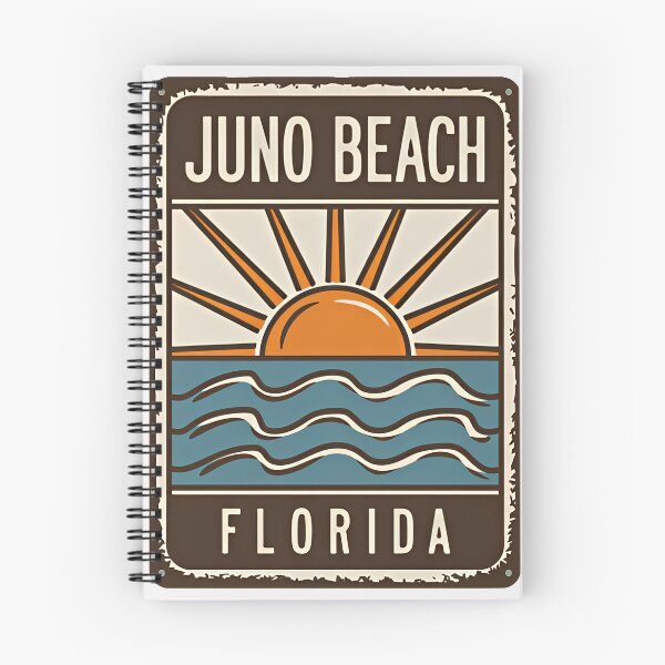Item preview, Juno Beach, Florida - Señal designed and sold by TheOldMittenIllustrated.