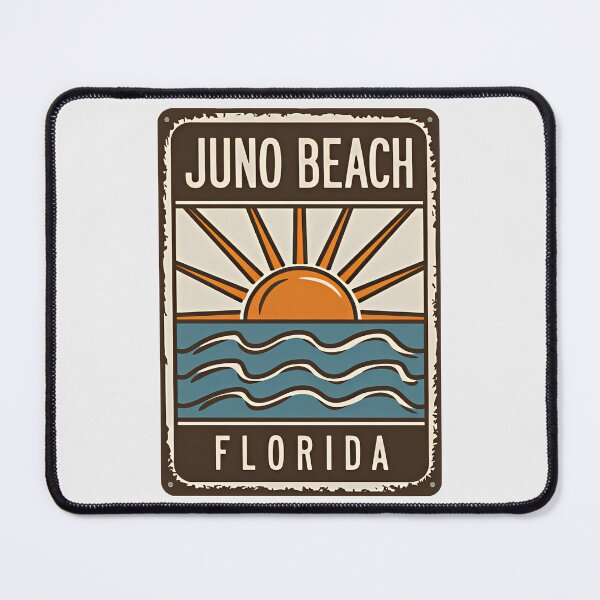 Item preview, Juno Beach Florida - Sign designed and sold by TheOldMittenIllustrated.