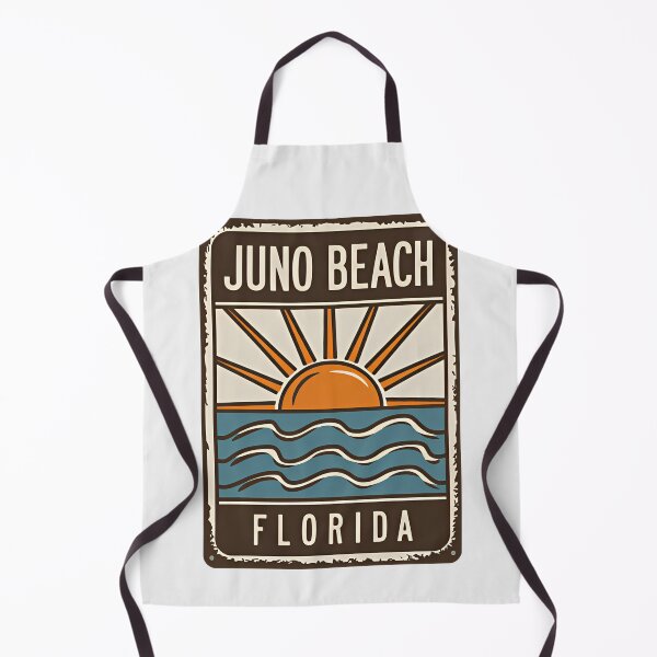 Item preview, Juno Beach Florida - Sign designed and sold by TheOldMittenIllustrated.