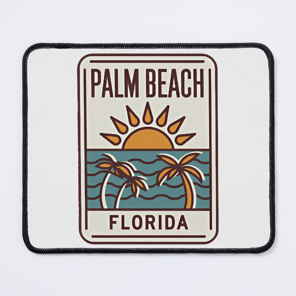 Item preview, Palm Beach Florida - Sign designed and sold by TheOldMittenIllustrated.
