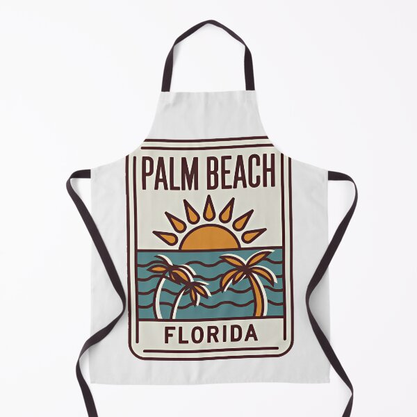 Item preview, Palm Beach Florida - Sign designed and sold by TheOldMittenIllustrated.