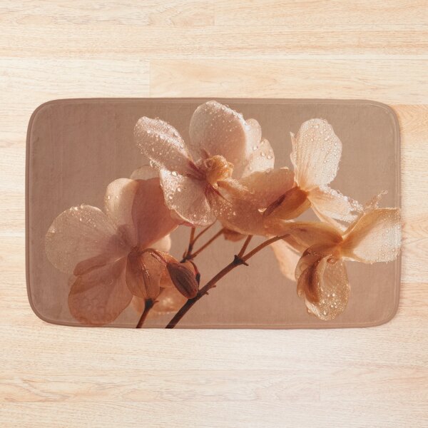 Item preview, Delicate flowers with water droplets designed and sold by anytka.