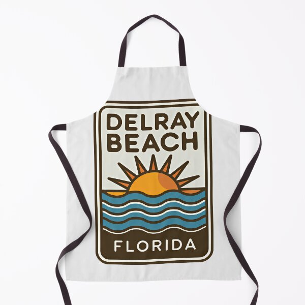 Item preview, Delray Beach Florida - Sign designed and sold by TheOldMittenIllustrated.