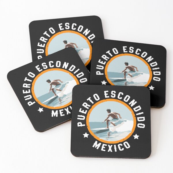 Item preview, Puerto Escondido - Mexico (with White Lettering) designed and sold by VelvetRoom.