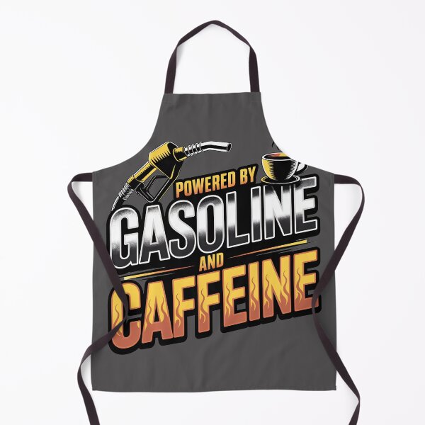 Item preview, Powered by Gasoline and Caffeine designed and sold by Print-Panda.