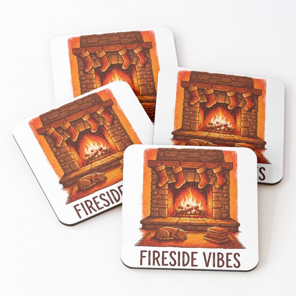 Item preview, FIRESIDE VIBES Cozy Winter Hearth designed and sold by Quillway.