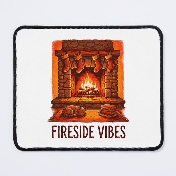 Item preview, FIRESIDE VIBES Cozy Winter Hearth designed and sold by Quillway.