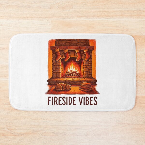Item preview, FIRESIDE VIBES Cozy Winter Hearth designed and sold by Quillway.