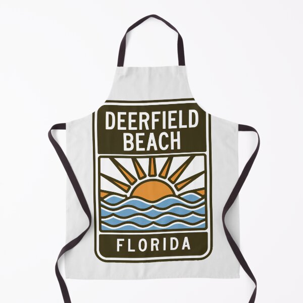 Item preview, Deerfield Beach Florida - Sign designed and sold by TheOldMittenIllustrated.