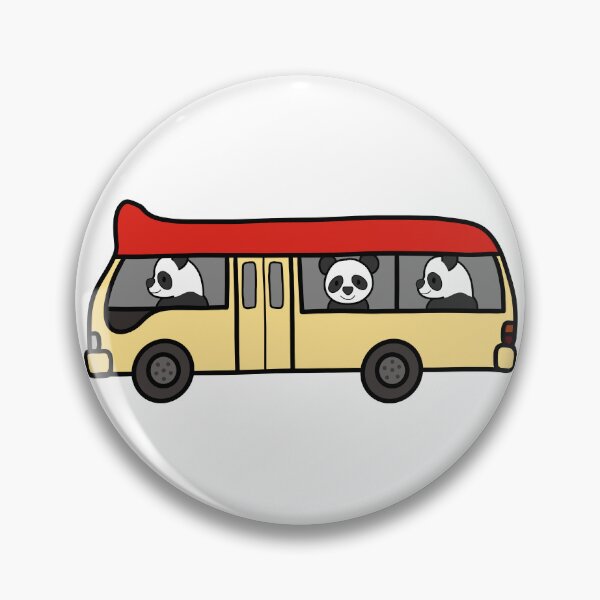 Item preview, Pandas on Red Minibus in Hong Kong designed and sold by Adaptixstudio.