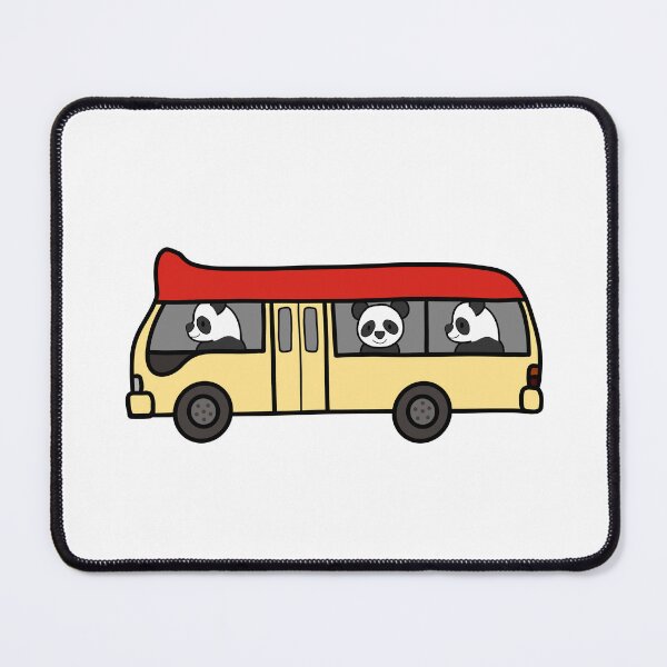 Item preview, Pandas on Red Minibus in Hong Kong designed and sold by Adaptixstudio.