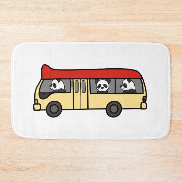 Item preview, Pandas on Red Minibus in Hong Kong designed and sold by Adaptixstudio.
