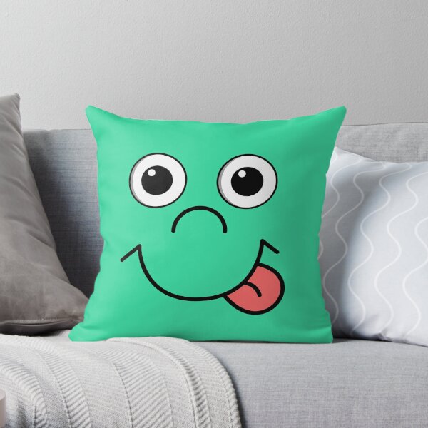 Funny top throw pillow