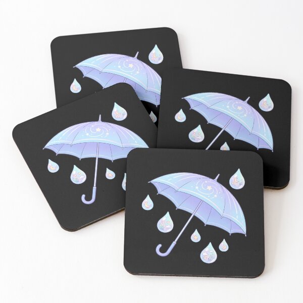 Item preview, The Umbrella That Remembers Rain – Magical Anime Memory Raindrop Art designed and sold by Vrixat.