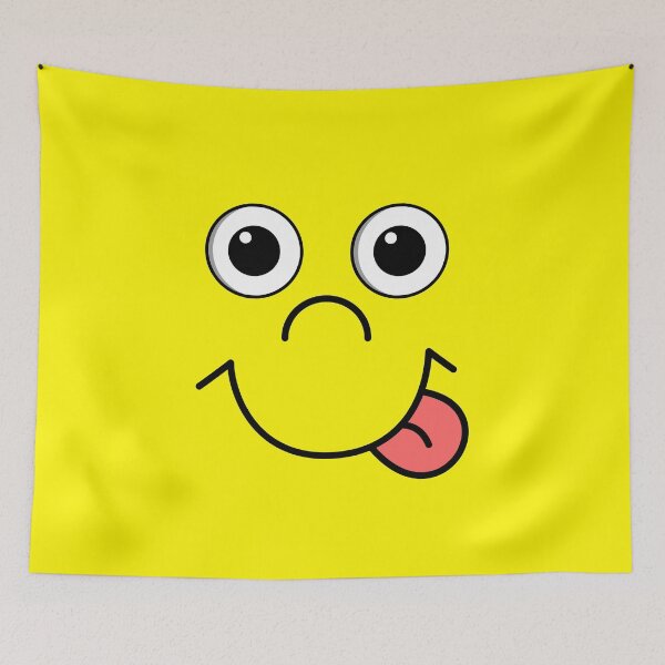 Item preview, Cute funny smiling cartoon face designed and sold by mrhighsky.