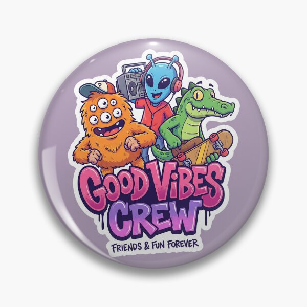 Item preview, Good Vibes Crew: The Funky Trio designed and sold by AwesomeBeyondLimits.