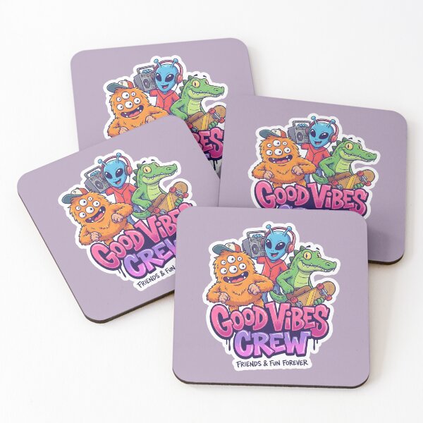 Item preview, Good Vibes Crew: The Funky Trio designed and sold by AwesomeBeyondLimits.