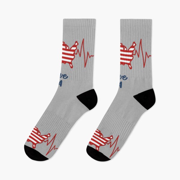 Item preview, Heartbeat of America – Patriotic USA Map Design designed and sold by mashmosh.