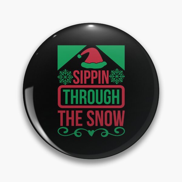 Artikelvorschau, Sippin Through the Snow – Lustiges Weihnachtstrink-Festtagsdesign entworfen und verkauft von aishacloset.