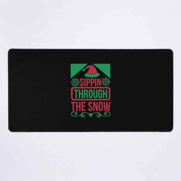 Item preview, Sippin Through the Snow – Funny Christmas Drinking Holiday Design designed and sold by aishacloset.