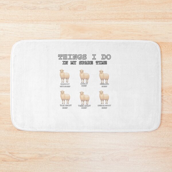 Item preview, Funny Sheep-Things I Do in My Spare Time-Gift for Sheep Lover-Animal Lover designed and sold by belladesign7.