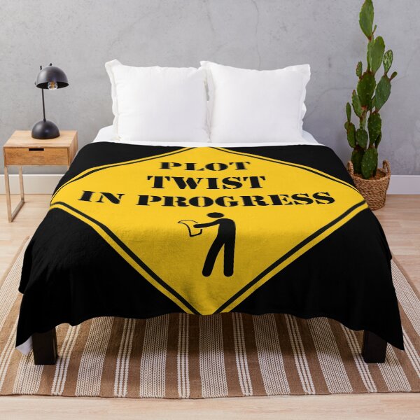 Item preview, Plot Twist In Progress | Funny Warning Sign Design designed and sold by pick-o-print.