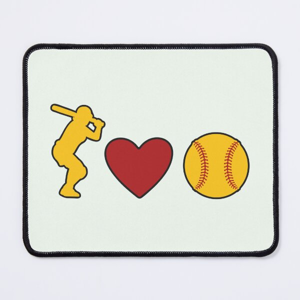 Item preview, Love Softball: Apparel and Home Décor designed and sold by Compass and a Camera.