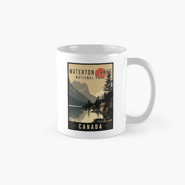 Item preview, Experience Alpine Lakes and Mountain Views of Waterton Lakes National Park in Canada - Travel Art designed and sold by turtlestart.