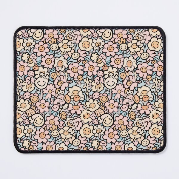 Item preview, Retro Smiley Face Pattern – 90s Aesthetic Happy Design designed and sold by QubZone.