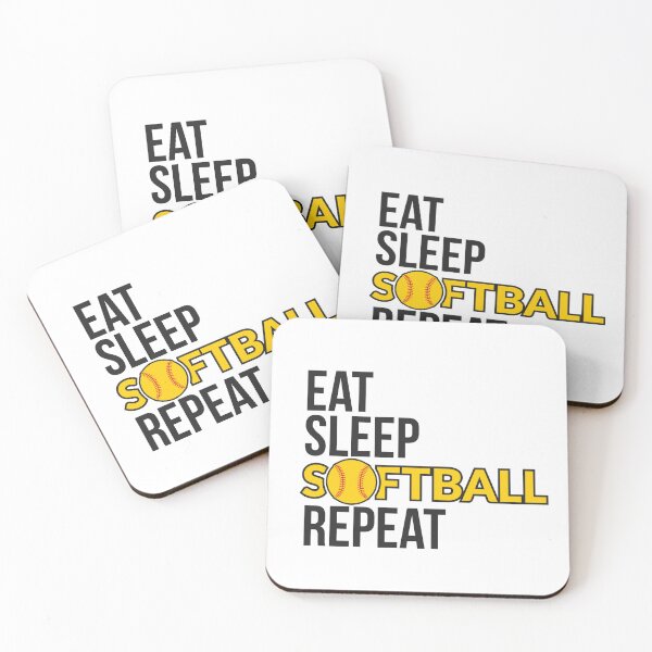 Item preview, Eat, Sleep, Softball, Repeat - Apparel & Home Decor designed and sold by Compass and a Camera.