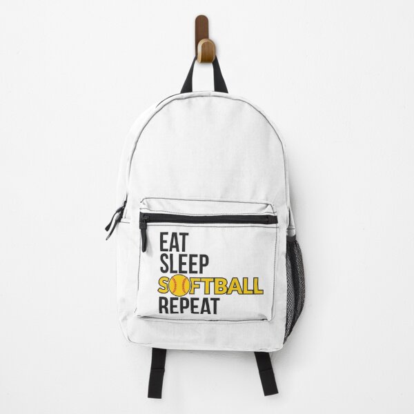 Item preview, Eat, Sleep, Softball, Repeat - Apparel & Home Decor designed and sold by Compass and a Camera.