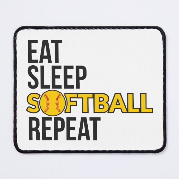 Item preview, Eat, Sleep, Softball, Repeat - Apparel & Home Decor designed and sold by Compass and a Camera.