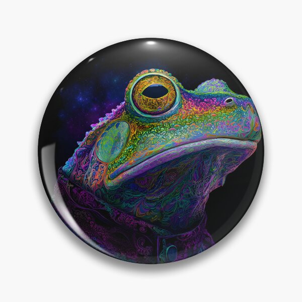Item preview, Frogadelic  designed and sold by Stacey Hallock.