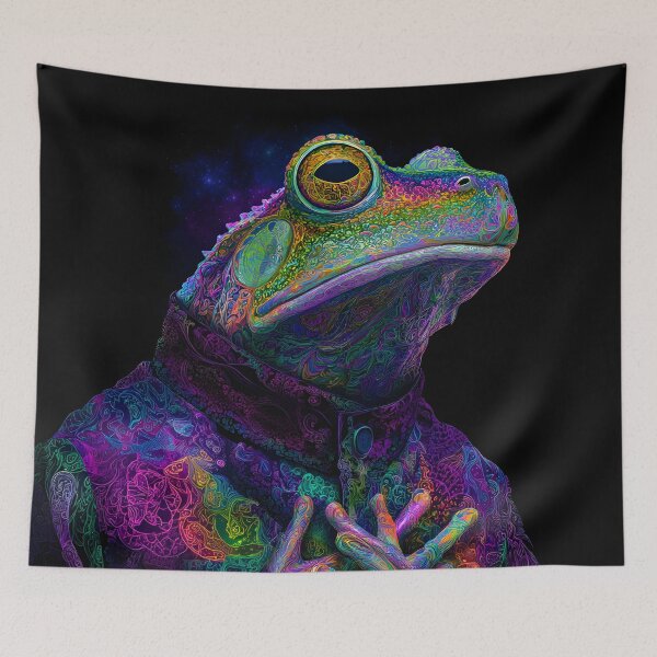 Item preview, Frogadelic  designed and sold by Stacey Hallock.
