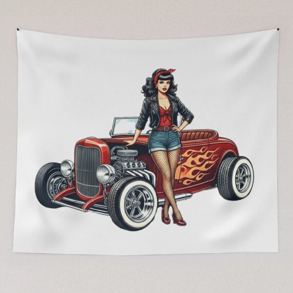 Item preview, "Retro Glamour: Charm and Audacity of Pin-Ups” designed and sold by CHRIST5000.
