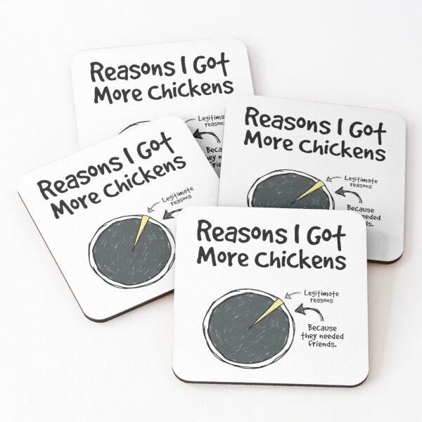 Item preview, Reasons I Got More Chickens - Funny Chicken Concept designed and sold by guitarchalk.